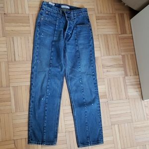 Levis altered straight jean blue with wht dot